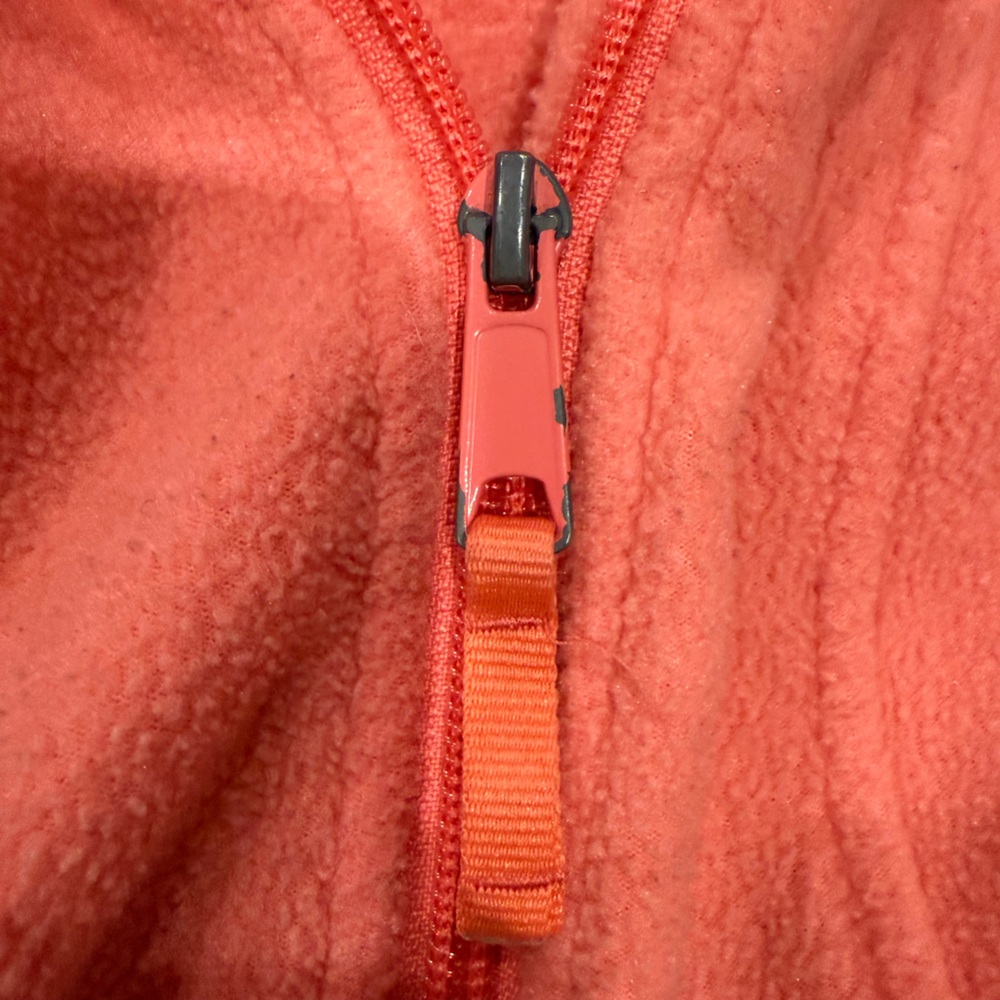 Women’s Columbia Zip Front Fleece Jacket Small Coral - Picture 7 of 8